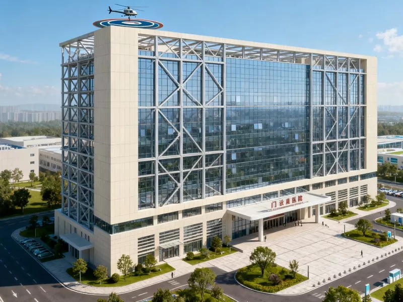 Висока монтажна метална болничка зграда