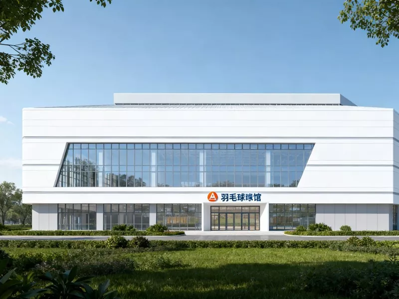 Сала за бадминтон са челичном конструкцијом